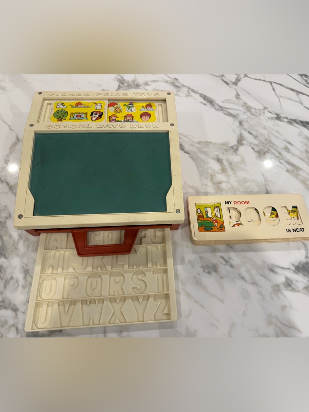 1972 Fisher Price School Days Desk Made in USA
